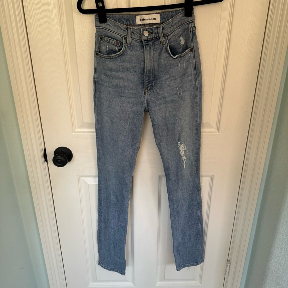 Reformation High Rise Hepburn Jean - Picture 2 of 7